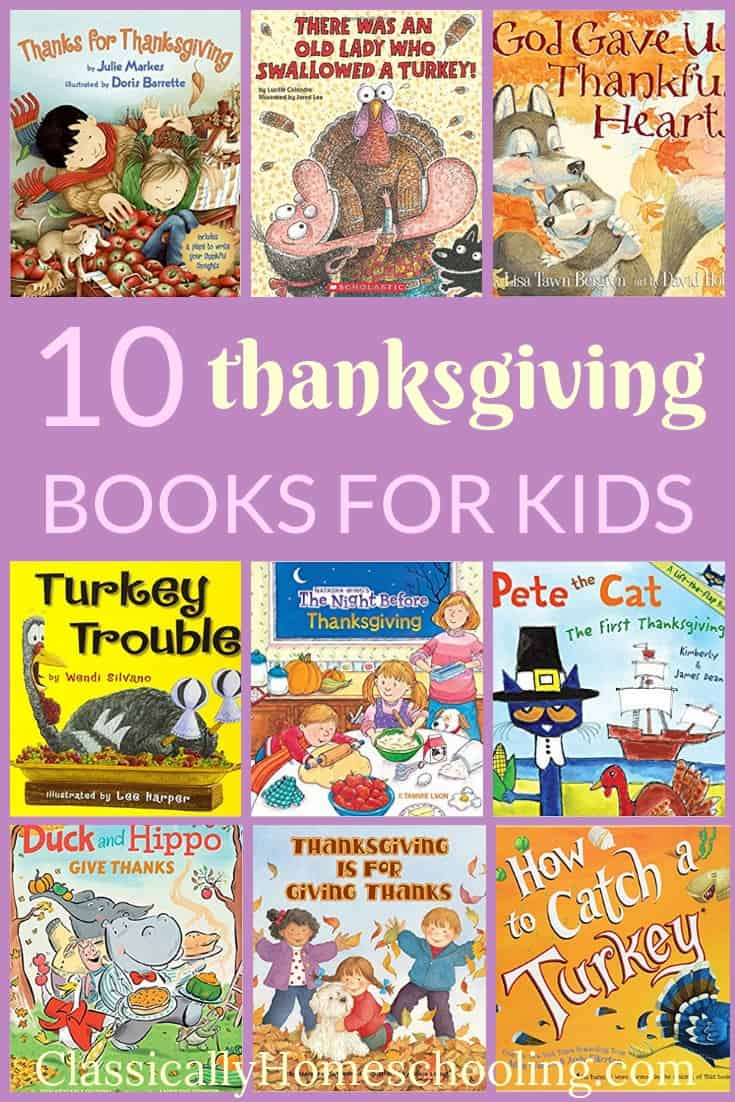 Delightful thanksgiving children's books