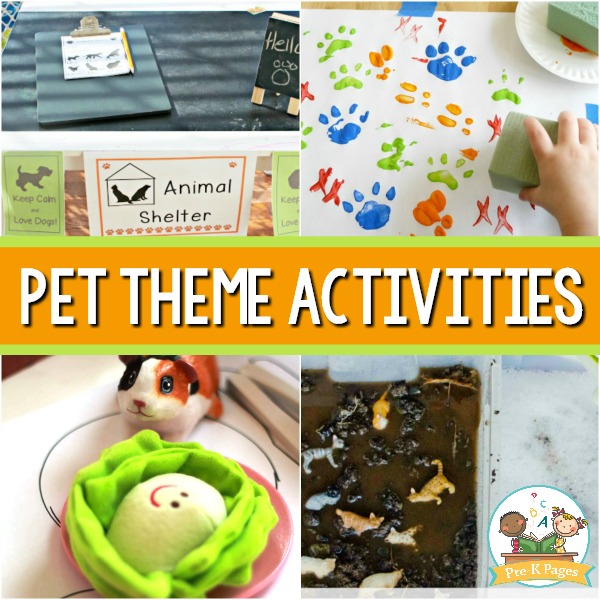 Pet Themed Activities for Preschoolers