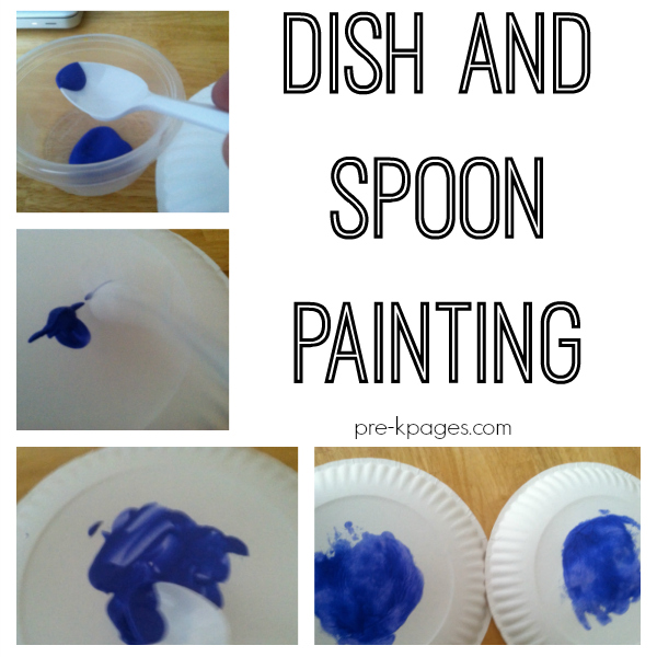 dish and spoon painting