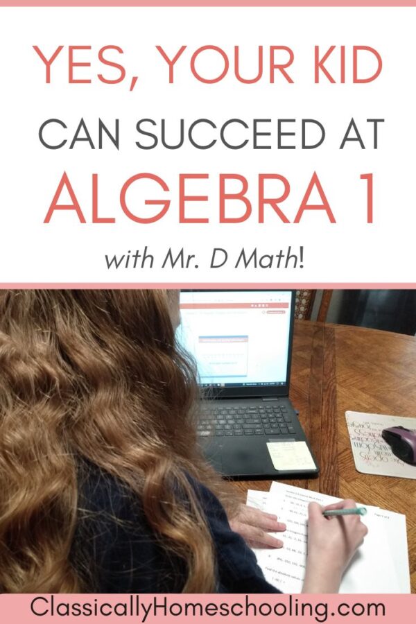 Teaching high school math is tricky! Math gets complicated, kids want independence, and you have no time. Thankfully, I've discovered that Mr. D Math Self-Paced Algebra 1 is a lifesaver.