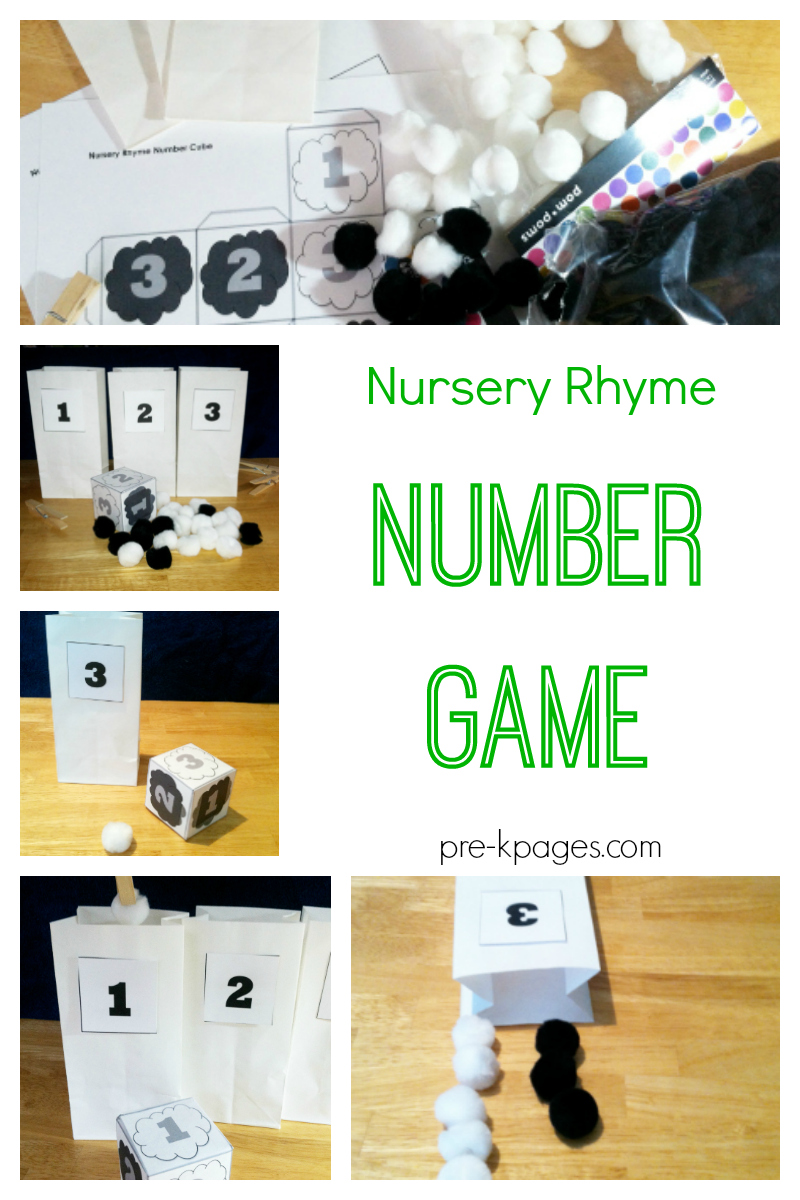 nursery rhyme number game